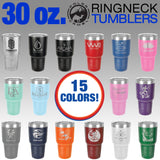 30oz Laser Engraved Custom Tumbler - Personalized Insulated Cup