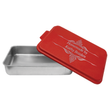 Laser engraved cake pan