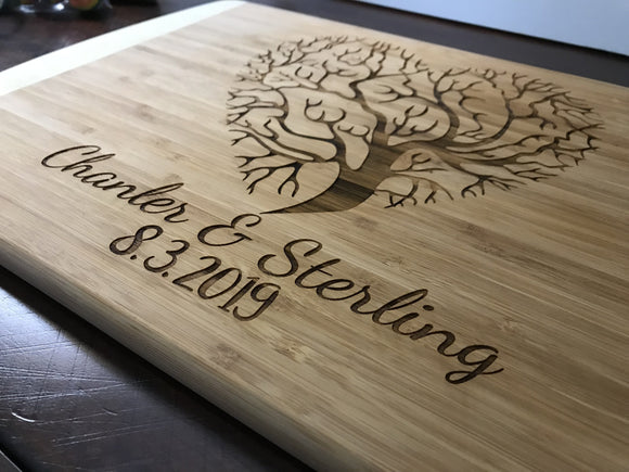 Personalized Bamboo Cutting Board - 18