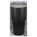 Keto On Beaches Stainless Steel tumbler with Lid - Laser Engraved/Powder Coated Laser Engraved