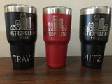 Personalized/Custom Laser Engraved Tumbler - 30 oz. Stainless Steel - Great Gift or Promotional Items Laser Engraved